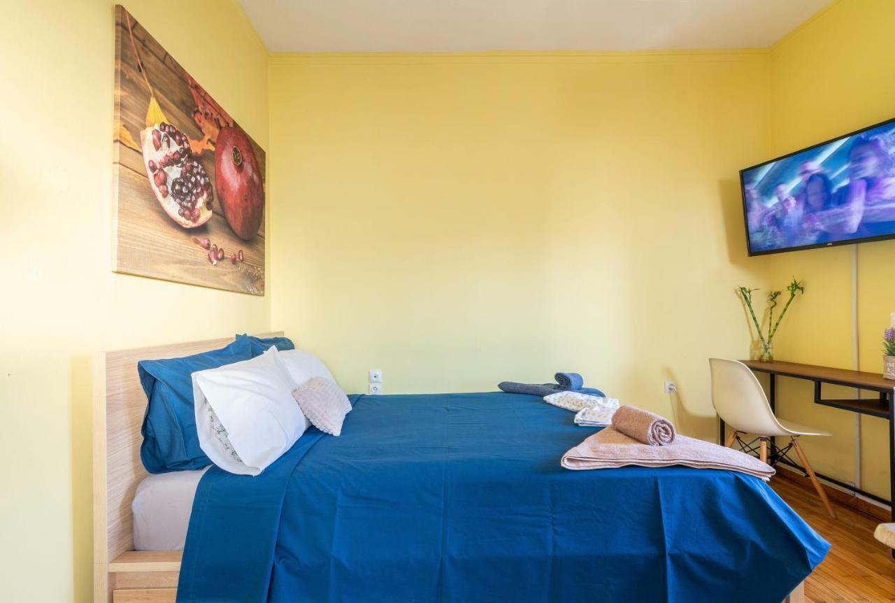 Central 6Th Floor Studio Near Metro & View&200Mbps أثينا المظهر الخارجي الصورة